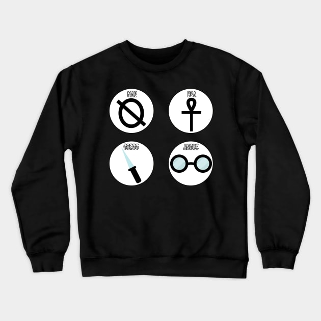 Night in the woods - Sings Crewneck Sweatshirt by MigiDesu